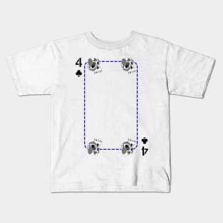 4 of clubs Kids T-Shirt